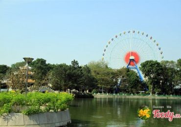 Hồ bơi công viên nước và trò chơi cảm giác mạnh tại Đầm Sen