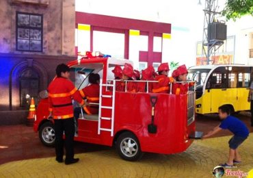 Mô hình trạm cứu hỏa và xe chữa cháy mini tại KizCiti